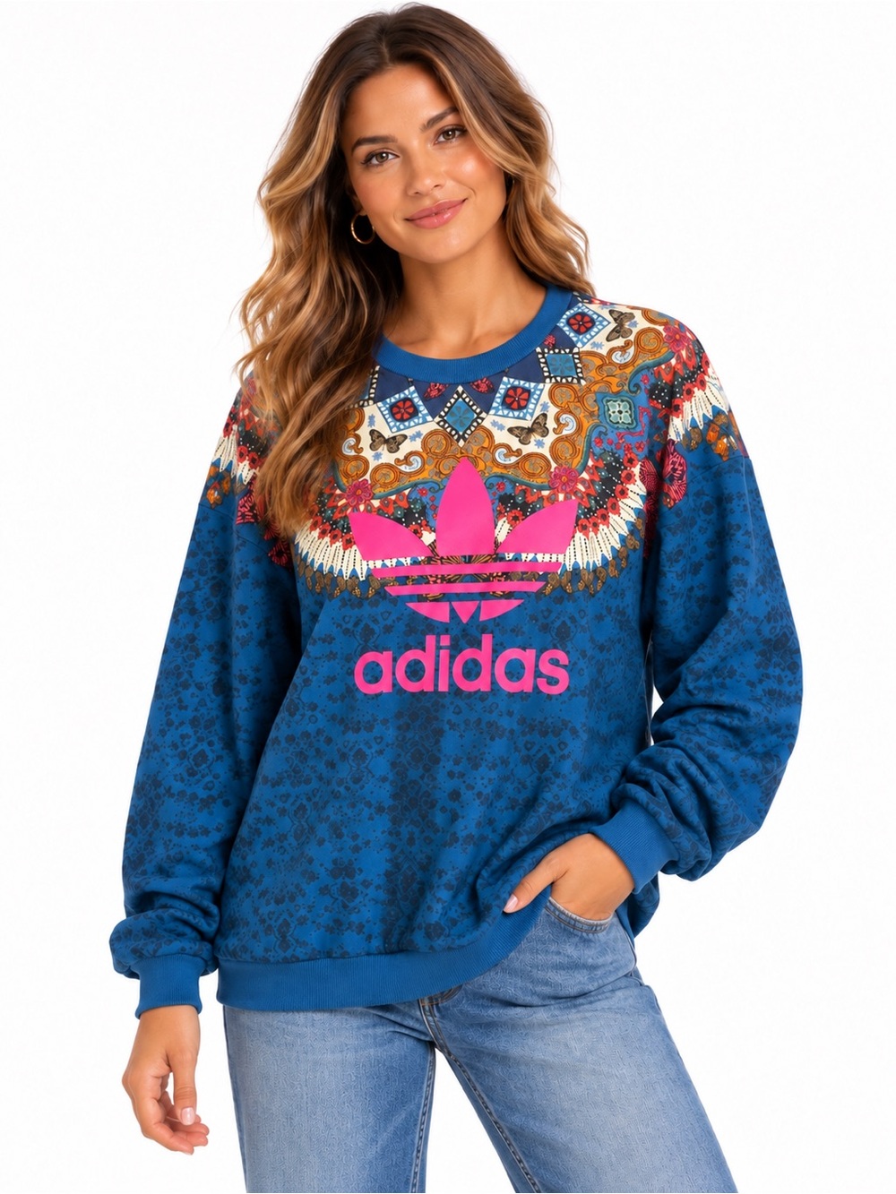 Adidas x Farm Rio Borbomix sweatshirt Large